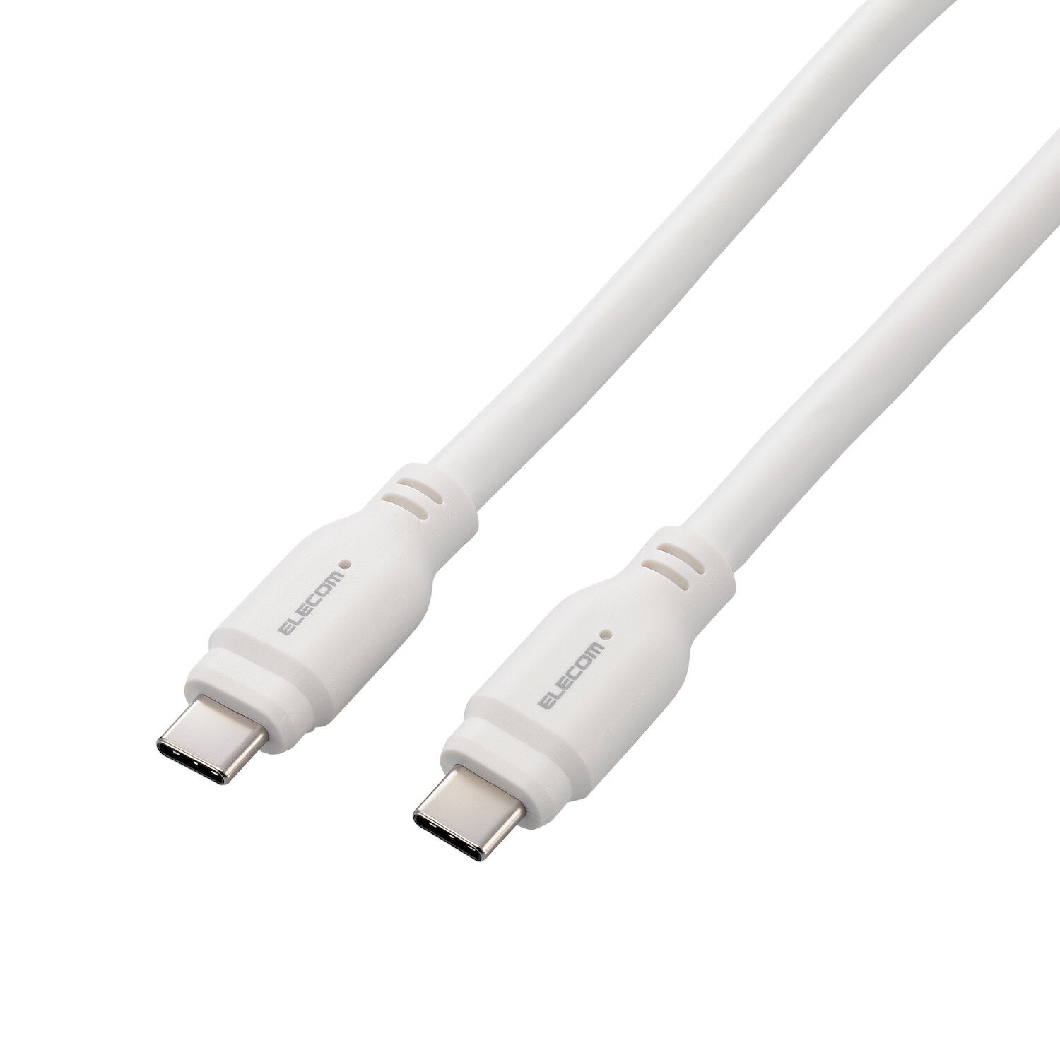 [ELECOM]タイプC ケーブル ( USB Type-C to C ) 1.5m PD 100W USB10Gbps準拠 【 MacBook Pro iPad iPhone 等 TypeC 機器対応 】 ホワイト MPA-CC1G15WH/MPACC1G15WH