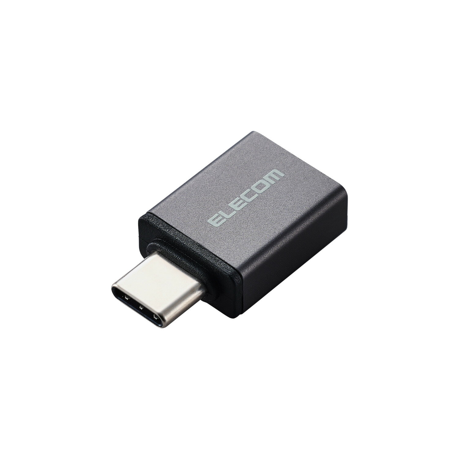 [ELECOM]USB Type-C 変換アダプタ ( A to C ) USB2.0 超小型 【 Type A端子 マウス キーボード 等 / Type C 搭載 PC タブレット MacBook iPad iPhone 等対応 】 ブラック M-AFCMADBK/MAFCMADBK