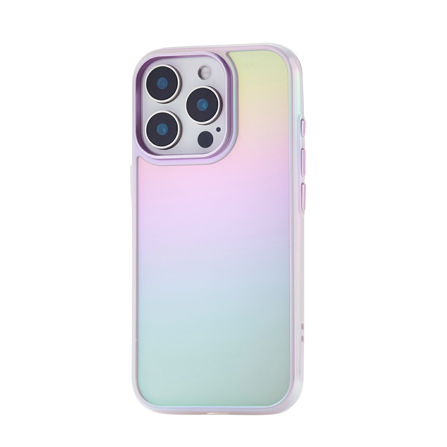 Rakuten - [ELECOM]iPhone 16 Pro ケース ハイブリッド 衝撃吸収 カメラレンズ保護設計 ストラップホール付 オーロラ &me ラベンダー PM-A24CHVCAPU/PMA24CHVCAPU
