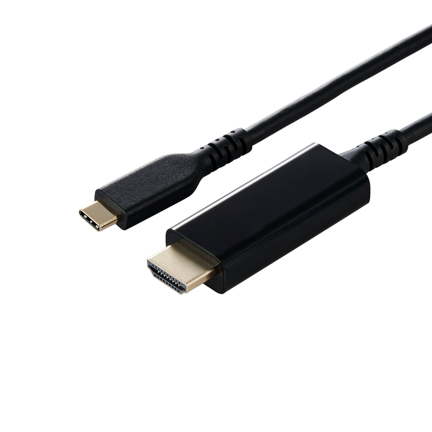 楽天F-Factory2号店[ELECOM]USB Type-C 変換 ケーブル 3m TypeC to HDMI 4K（3840×2160px）/60Hz 高耐久 マルチディスプレイ 【 iPhone MacBook iPad Android 等対応 】 ブラック MPA-CHDMIS30BK2/MPACHDMIS30BK2