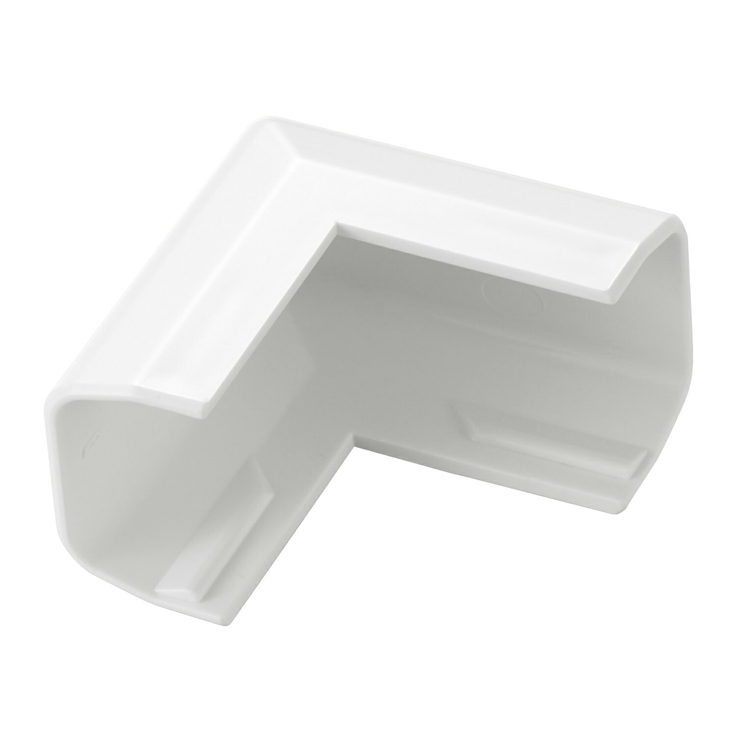 [ELECOM]配線カバー モール 接続ユニット 出ズミ 【 壁用 フラットモール LD-GAF1MWH 専用 】 ホワイト..