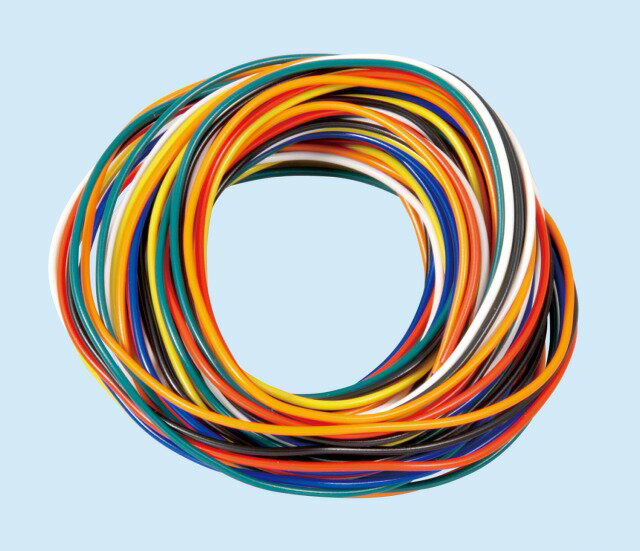 耐熱ビニル電線　全長2m7本入り、外径φ1.45mm