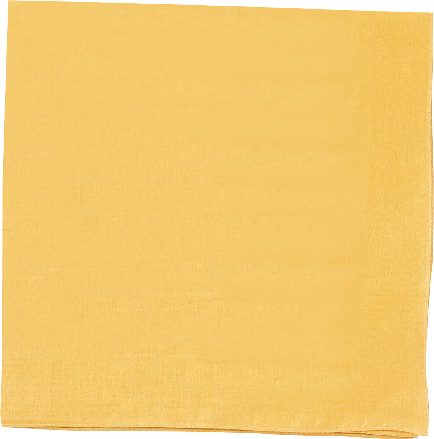 【18180】バンダナ無地 黄 10枚組 アーテック