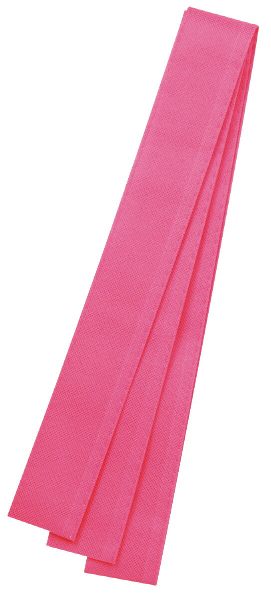 カラー不織布ハチマキ 桃 10本組【18197】 アーテック