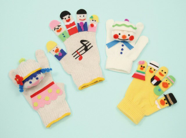 手袋人形　赤【50911】