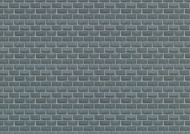 ジオラマタックシート　レンガ　グレー　1／12　5枚組【55670】 アーテック