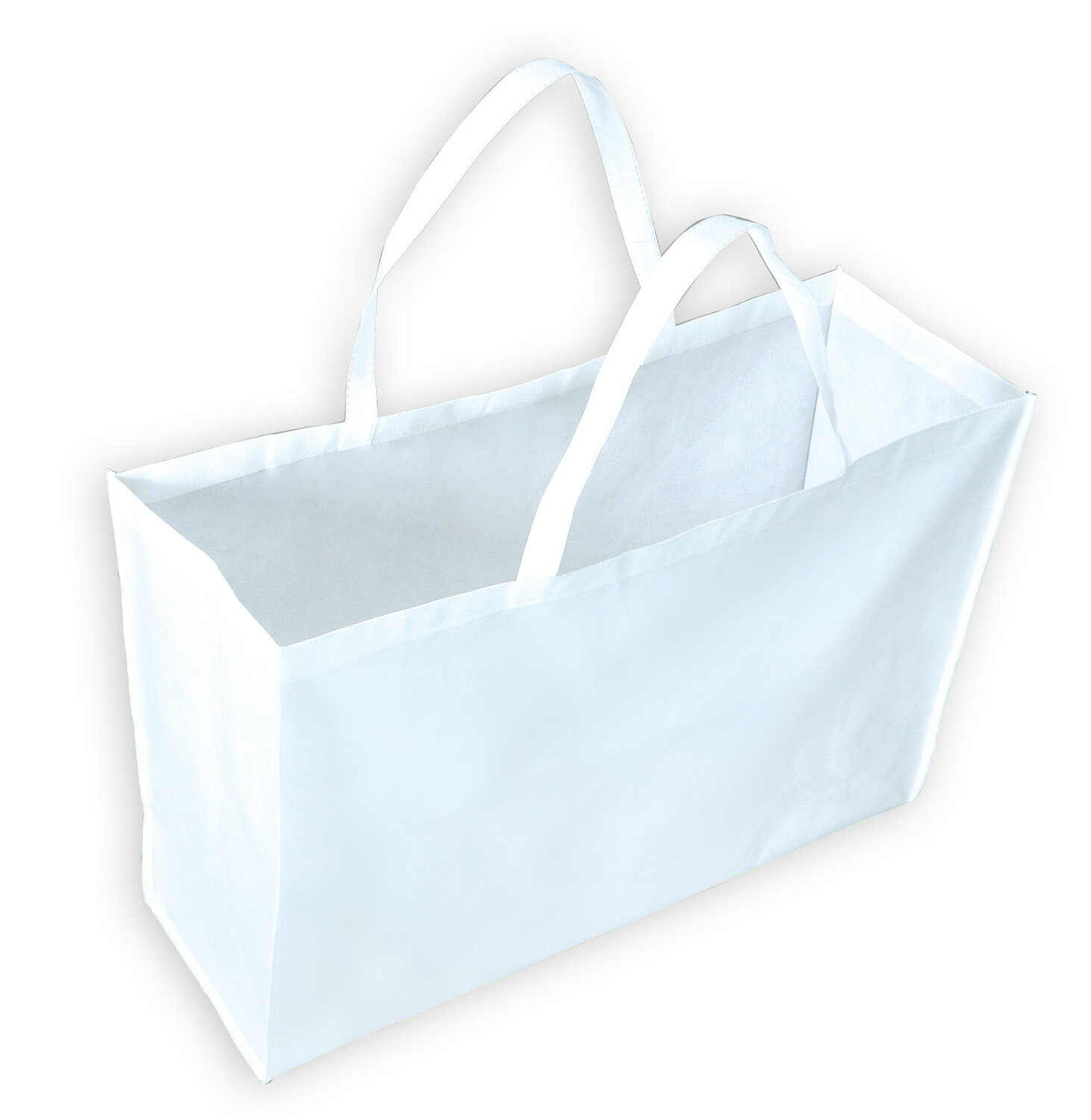 【11168】作品収納バック不織布製 大 白 マチ付(15cm) アーテック