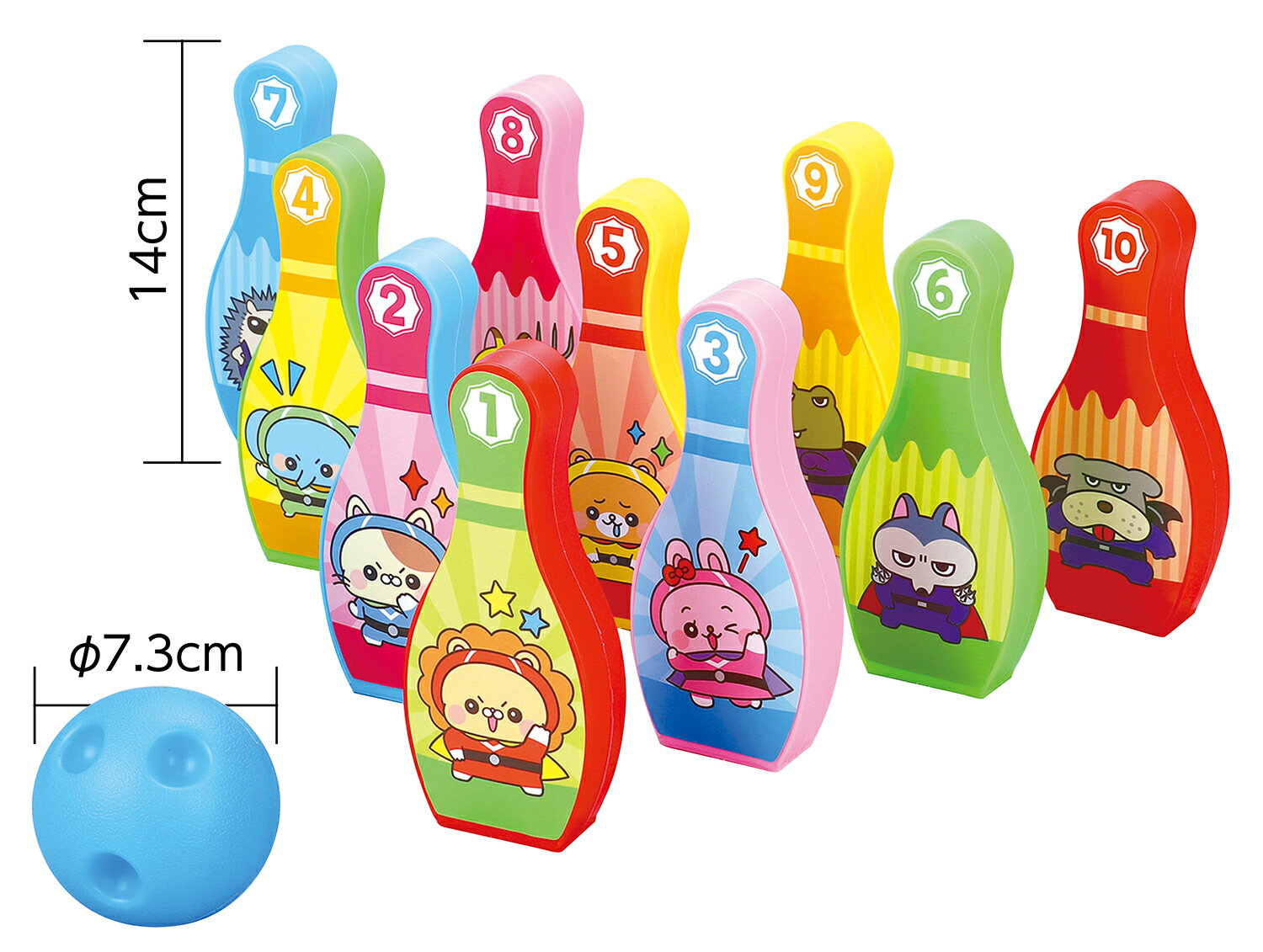 【11954】ちいくレンジャーカラフルボーリングセット アーテック