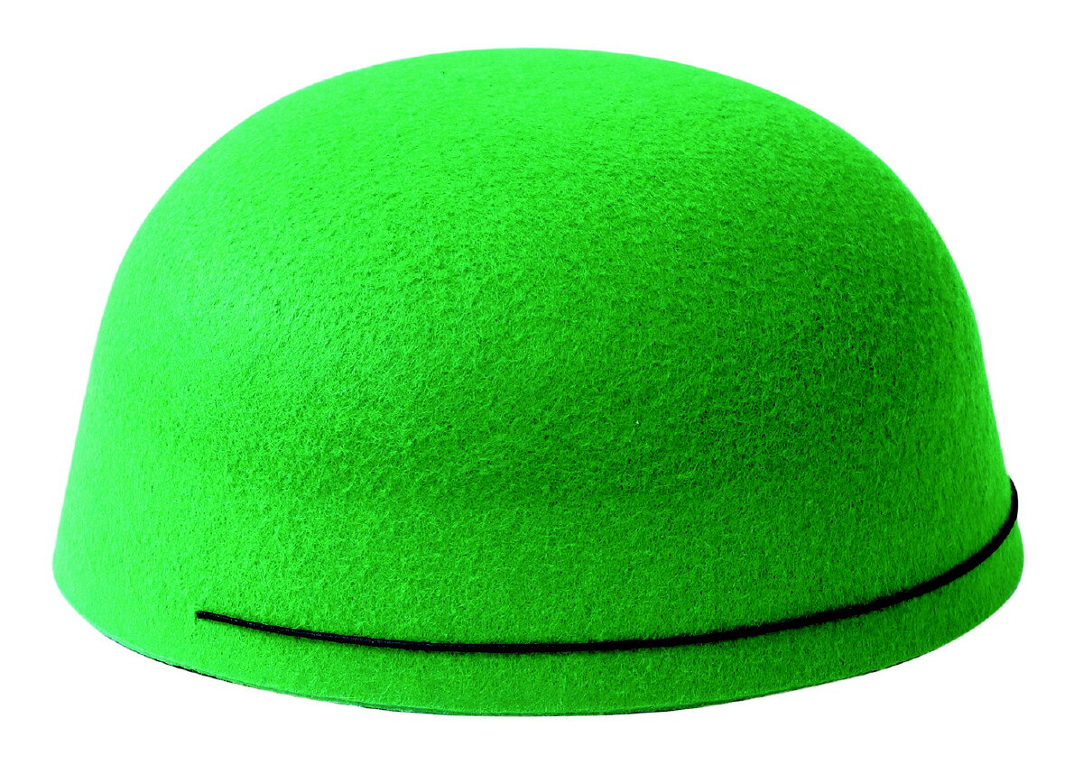 フェルト帽子　緑【144