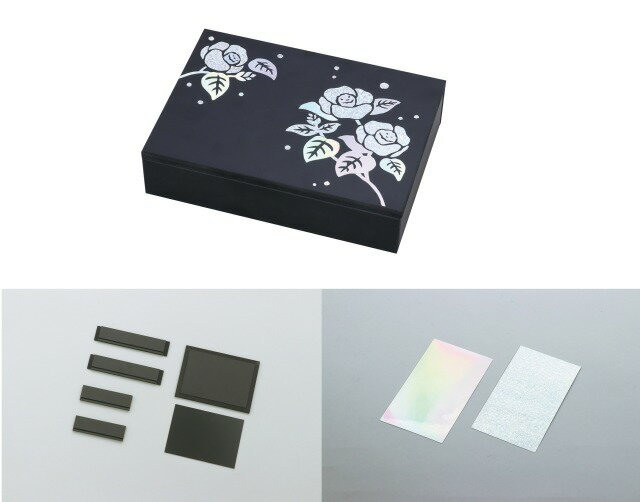 らでんシール　黒彫板ハガキ箱【38226】　アーテック(3)