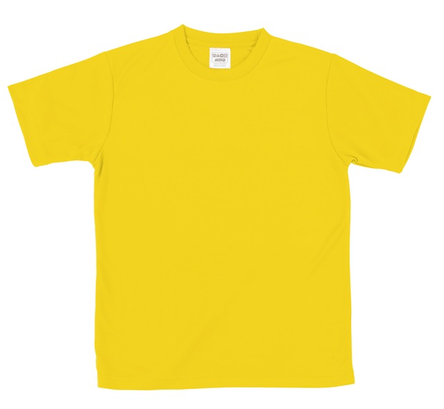 ATドライTシャツ　S　イエロー　150gポリ100％【38360】　アーテック
