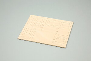 【1033】机と椅子ジオラマベース アーテック