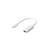 ■Macintoshとの接続に最適なホワイトカラー&シンプルデザイン!MacintoshをHDMI(19ピン)端子対応のプロジェクターやハイビジョンテレビに接続するのに最適なMini DisplayPort-HDMI変換アダプタ。［特徴］■Macintoshと、HDMI(19ピン)端子対応のプロジェクターやハイビジョンテレビなどを接続できる変換アダプタです。 ■1920dpi×1080dpiまでの解像度(FHD)に対応します。 ■Macintoshとの接続に最適なホワイトカラーとシンプルデザインを採用しています。 ■サビなどに強く信号劣化を抑える金メッキピンを採用しています。 ■外部ノイズの干渉を抑える3重シールドケーブル採用しています。≪商品の概要≫■対応機種：miniDisplayPort端子搭載のPC及びHDMI端子のケーブル■コネクタ形状：miniDisplayPortオス -HDMIタイプAメス■ケーブルタイプ：ノーマルタイプ■対応解像度：1920×1080dpi(FHD)対応■シールド方法：3重シールド■ケーブル長：0.15m■ケーブル太さ：φ6.5mm■カラー：ホワイト※送料無料商品のお客様都合によるご返品について こちらの商品は送料無料としておりますが、お客様都合によるご返品の場合は、ご注文商品発送の際に弊社が負担した送料（梱包・事務手数料含め）は差し引いてのご返金となります。予めご了承の上ご検討お願いします。　 ■万一、お届けした商品に不具合があった場合は 商品到着後1週間以内にご連絡下さい。 迅速に検査済みの商品を発送させていただきます。 ※商品の初期不良による返品及びご返金はお受けできません。 　予めご了承の上ご検討ください。