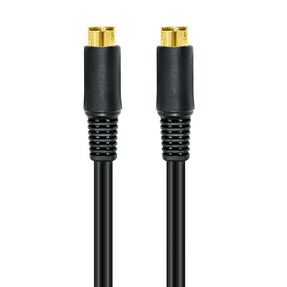 ☆スーパーセールポイントUP/[1.5m]F-Factory S端子ケーブル 映像ケーブル S端子プラグ(オス) - S端子プラグ(オス)FVC-126-1.5m/FVC1261.5m