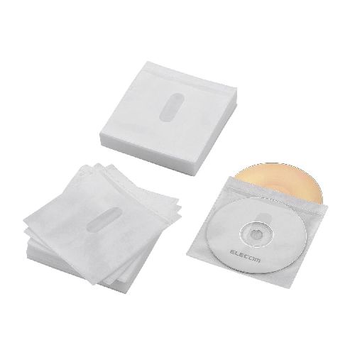 [ELECOM(エレコム)] Blu-ray・CD・DVD対応不織布ケース タイトルカード CCD-NIWB120WH(CCDNIWB120WH)