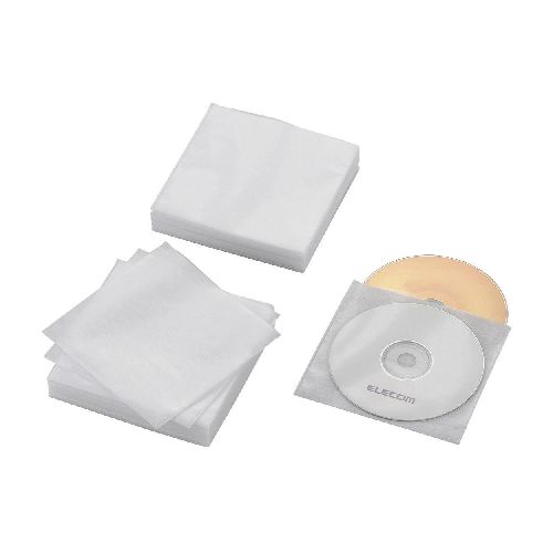 [ELECOM(エレコム)] Blu-ray・CD・DVD対応不織布ケース スタンダード CCD-NWB120WH(CCDNWB120WH)