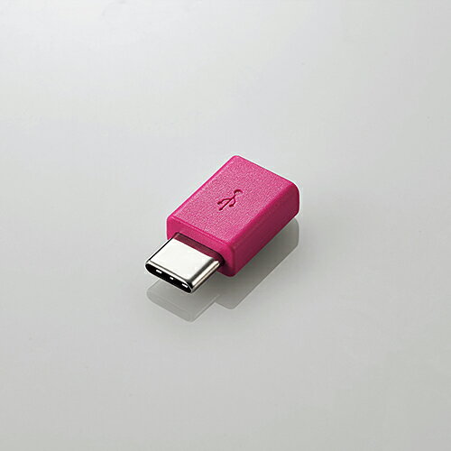 Rakuten - エレコム スマートフォン用USB変換アダプタ/USB(microBメス)-USB(Cオス)/ピンク MPA-MBFCMADNPN