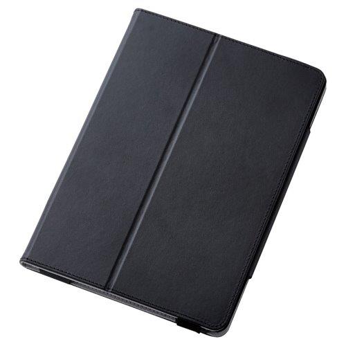 Rakuten - [ELECOM]iPad 10.2 2019年モデル/フラップケース/ソフトレザー/2アングル/軽量/ブラック tb-a19rplfbk/tba19rplfbk