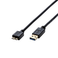 樂天商城 - [ELECOM]USB3.0ケーブル/A-microBタイプ/AV売場用/0.5m/ブラック DH-AMB3N05BK/DHAMB3N05BK