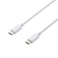 Rakuten - [ELECOM]スマホ・タブレット用USBケーブル/USB(C-C)/スタンダード/Power Delivery対応/認証品/2.0m/ホワイト MPA-CC20PNWH/MPACC20PNWH