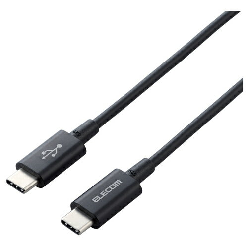 Rakuten - [ELECOM]スマホ・タブレット用USBケーブル/USB(C-C)/準高耐久/Power Delivery対応/認証品/1.0m/ブラック MPA-CCPS10PNBK/MPACCPS10PNBK
