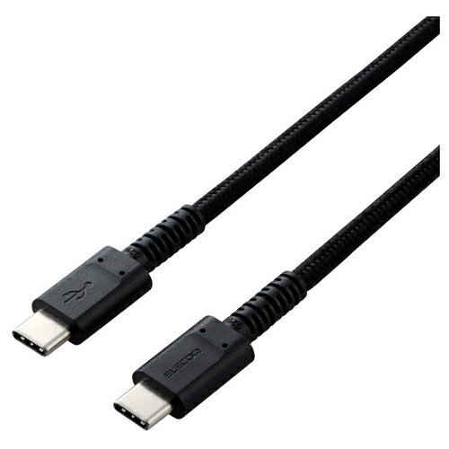 Rakuten - [ELECOM]スマホ・タブレット用USBケーブル/USB(C-C)/高耐久/Power Delivery対応/認証品/2.0m/ブラック MPA-CCS20PNBK/MPACCS20PNBK