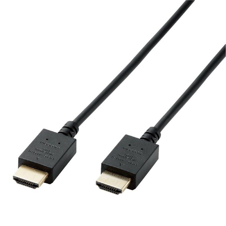 Rakuten - [ELECOM]HDMIケーブル プレミアム 2m 4K対応 高速 ノイズ耐性 イーサネット対応ブラック CAC-HDPS20BK/CACHDPS20BK