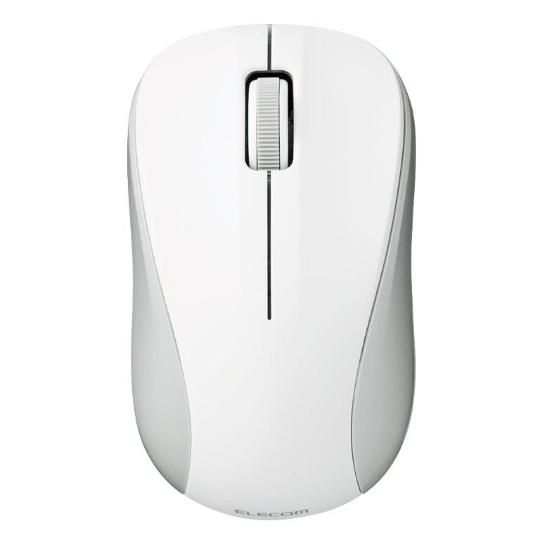 [ELECOM]ワイヤレスマウス Bluetooth 3ボタン 抗菌 静音 軽量 IR LED Sサイズ ホワイト M-BY10BRSKWH/MBY10BRSKWH