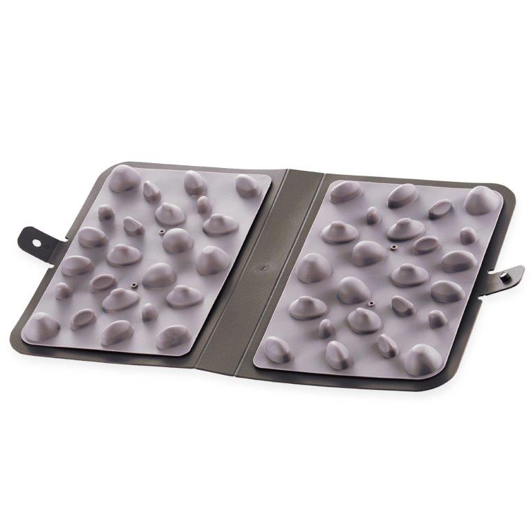 [ELECOM]足つぼマット 耐荷重：約80kg 折り畳み式 ヘルスケア デスクワーク HCK-FABMGY/HCKFABMGY