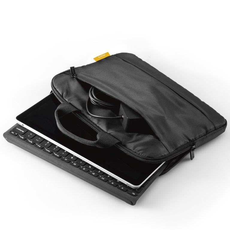 Rakuten - [ELECOM]Surface Go3 Go2 Go パソコンケース ハンドル付き 軽量設計 起毛素材 ポケット付 PCケース バッグインバッグ パソコンバッグ ブラック TB-MSG3IBHBK/TBMSG3IBHBK