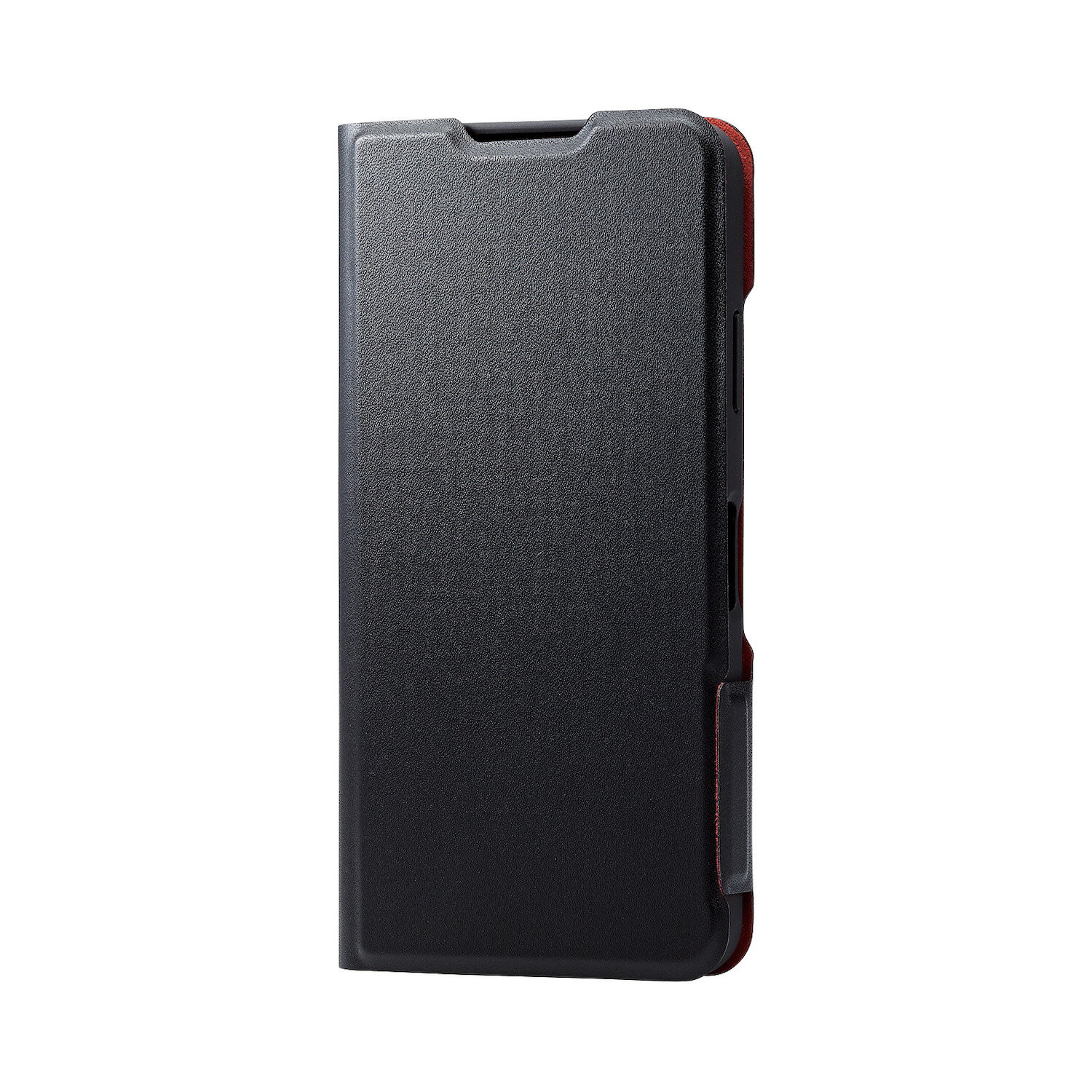 Rakuten - [ELECOM]AQUOS wish3 ( SH-53D ) ケース ソフトレザー カバー 手帳型 マグネット フラップ 衝撃吸収 超軽量 薄型 スリム スタンド機能付 ブラック PM-S233PLFUBK/PMS233PLFUBK