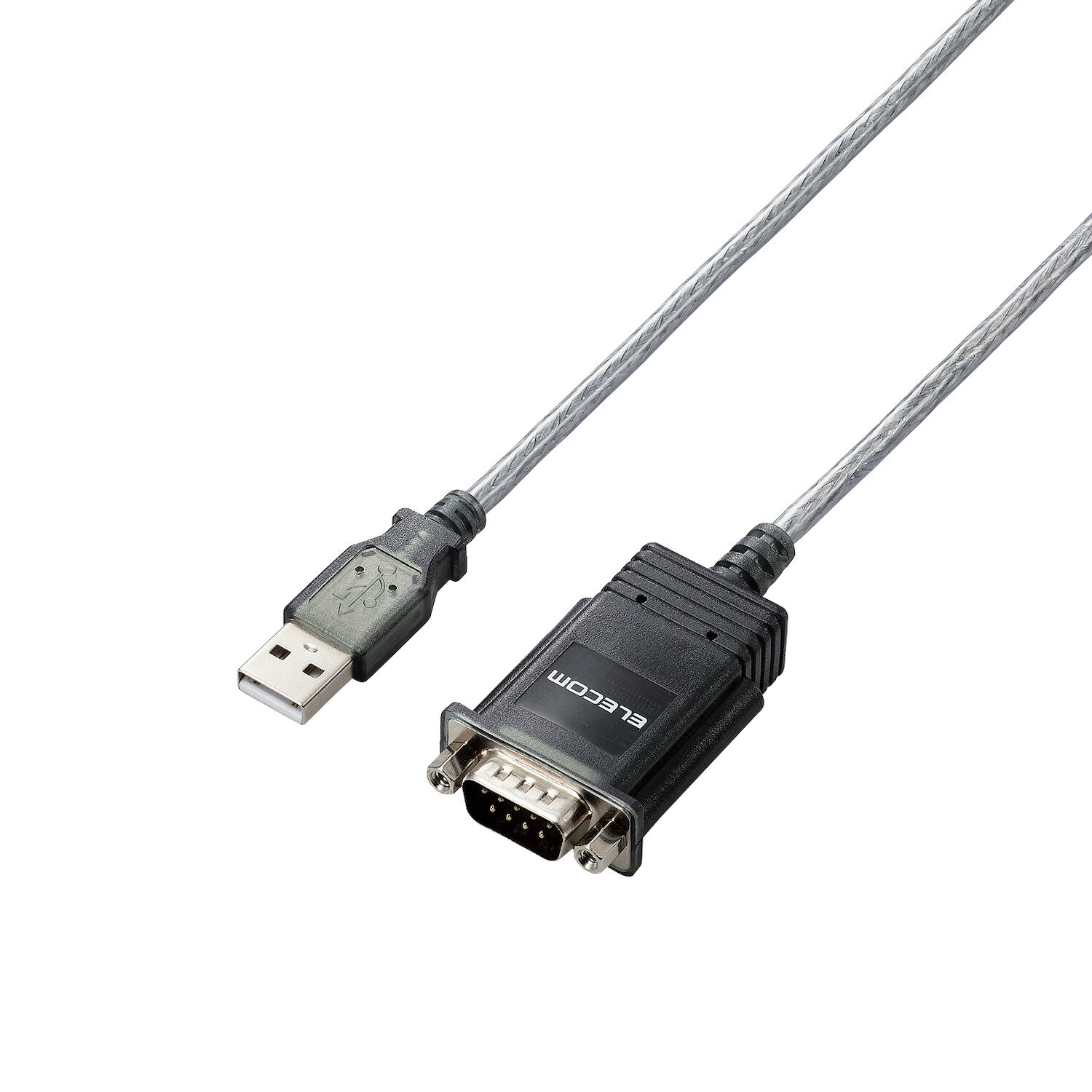 [スーパーSALExポイントアップ][ELECOM]USB シリアル 変換ケーブル 0.5m USB-A オス to RS232C ( D-Sub9ピン ) 【 Wi…