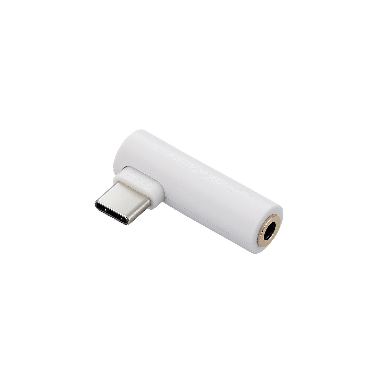 [ELECOM]������C ����ۥ� �Ѵ������ץ� USB Type C to ����ۥ󥸥�å� DAC��� 3.5mm �� Chromebook Mac PC iPad Android ���ޥ� �� Type-C �����б� �� �ۥ磻�� MPA-C35DDWH/MPAC35DDWH
