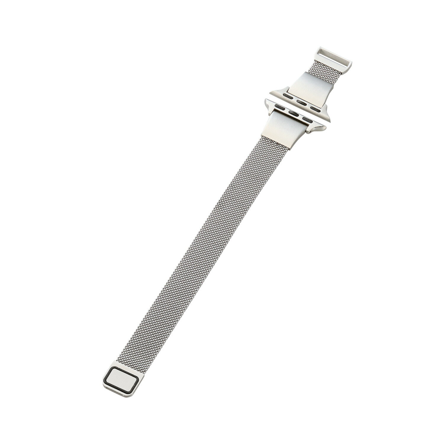 [ELECOM]アップルウォッチ バンド SE ( 第2 / 第1世代 ) / Series 9 / 8 / 7 / 6 / 5 / 4 / 3 / 2 / 1 41mm 40mm 38mm ステンレス マグネット スリム シルバー AW-41BDSSMJSV/AW41BDSSMJSV