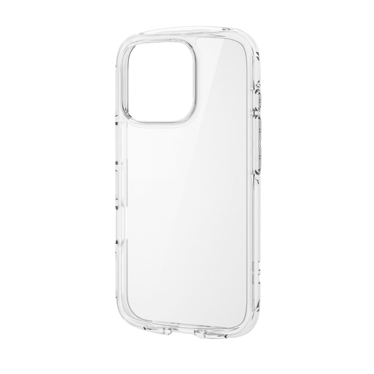 樂天商城 - [ELECOM]iPhone 16 Pro ケース ハイブリッド 衝撃吸収 軽量 薄型 ストラップホール付 硬度5H TOUGH SLIM LITE クリア PM-A24CTSLACR/PMA24CTSLACR