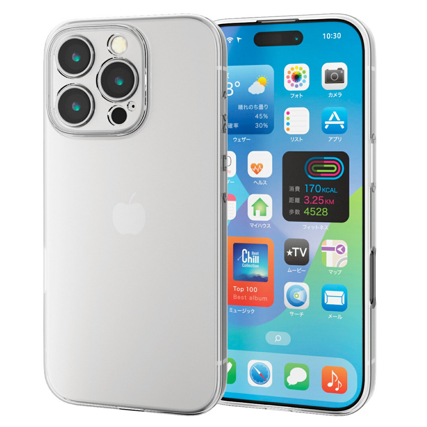 Rakuten - [ELECOM]iPhone 16 Pro ケース ソフト カバー カメラレンズ保護設計 極限保護 クリア PM-A24CUCTKCR/PMA24CUCTKCR