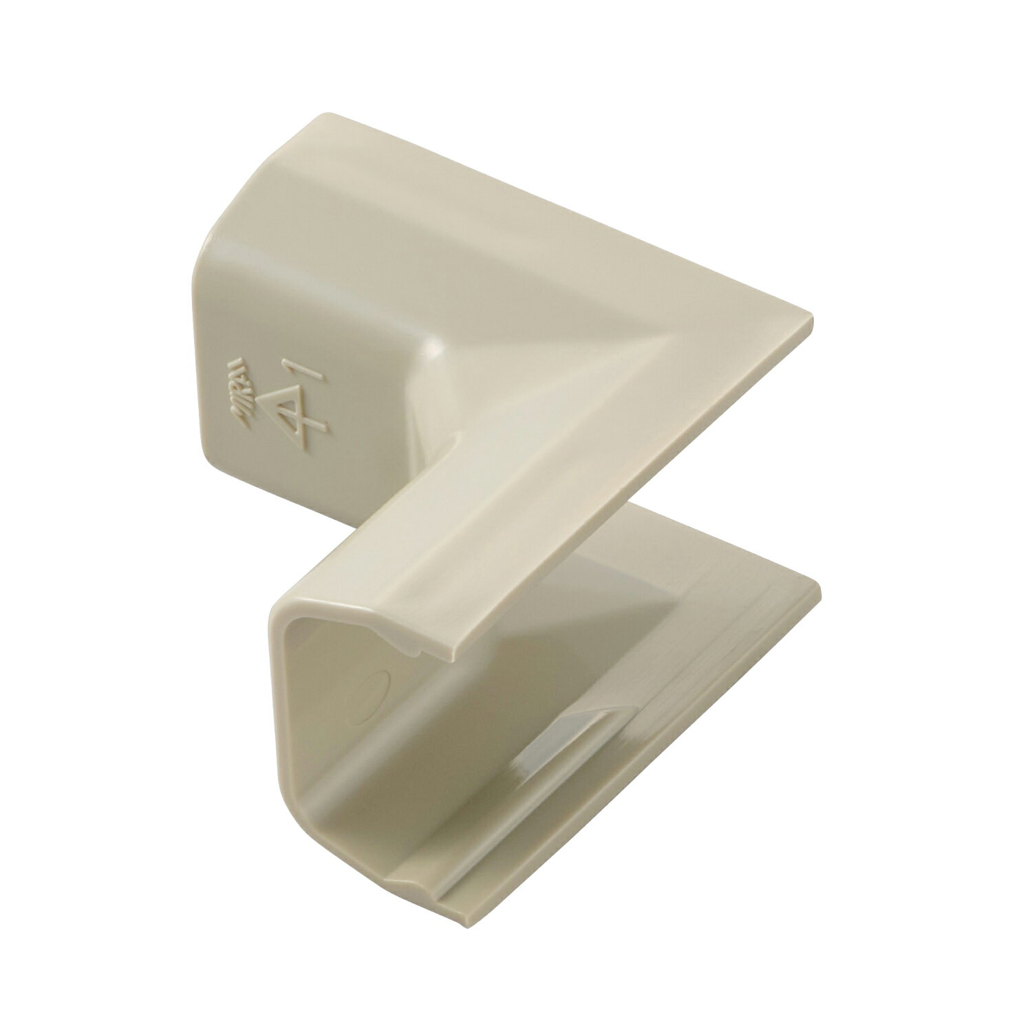 [ELECOM]配線カバー モール 接続ユニット 入ズミ 【 壁用 フラットモール LD-GAF1M 専用 】 ベージュ L..