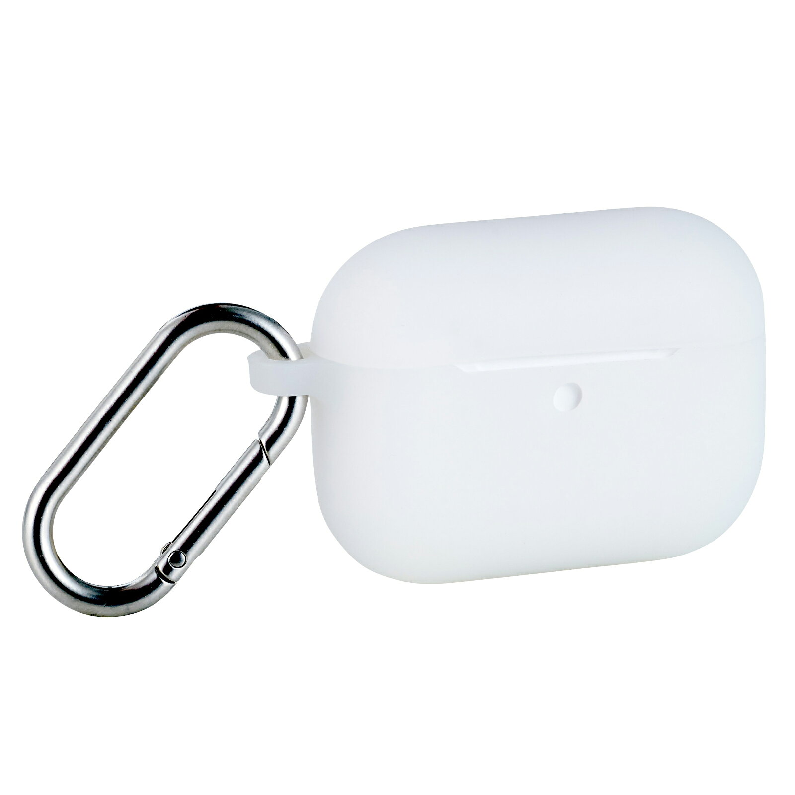 Rakuten - [ELECOM]AirPods Pro 3 ケース MagSafe対応 シリコン 耐衝撃 滑りにくい カラビナ付 落下防止 クリア AVA-AP07SCCR/AVAAP07SCCR