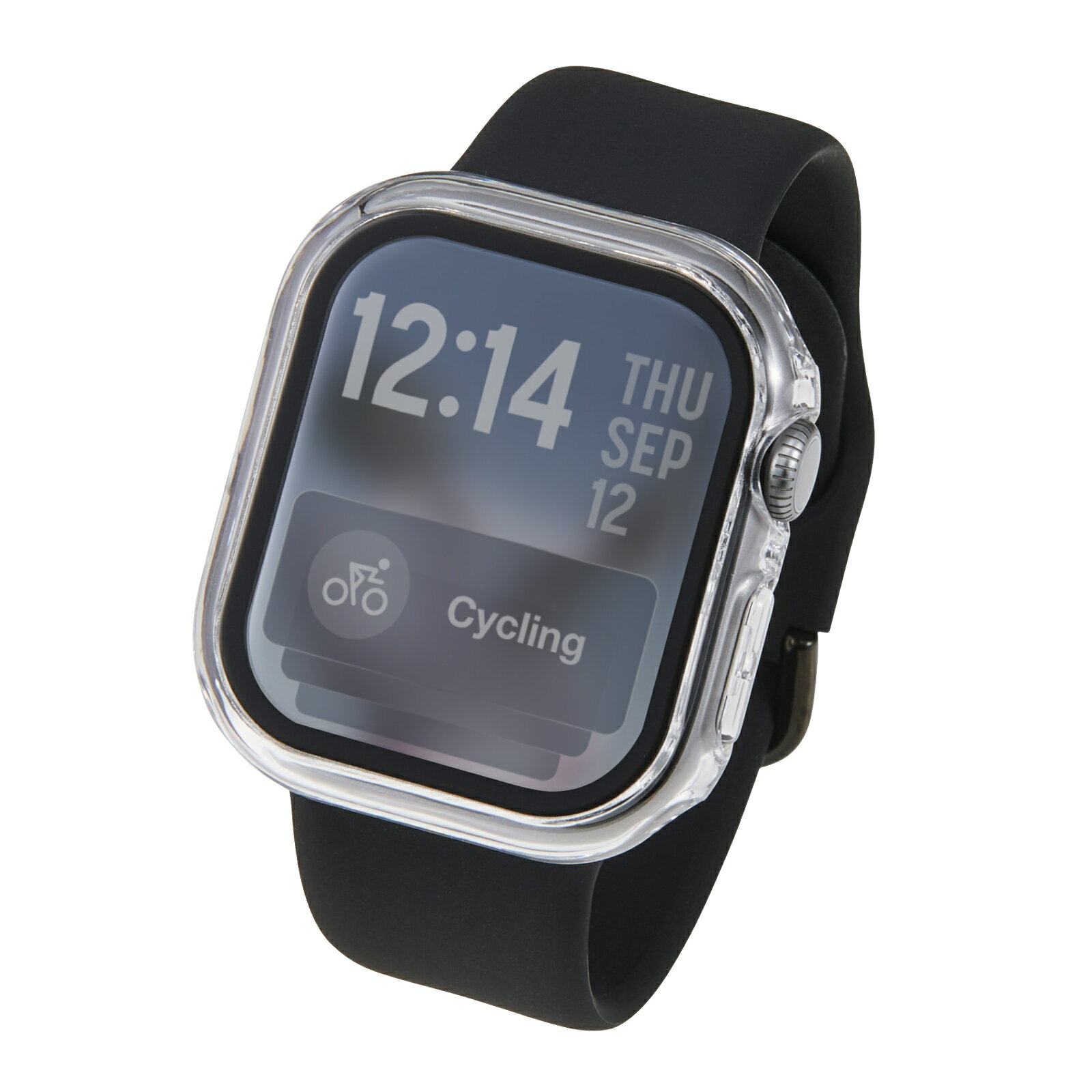 [ELECOM]åץ륦å С Apple Watch Series 11 / 10 [ 42mm ] ե륫С  饹 10H Ѿ׷...