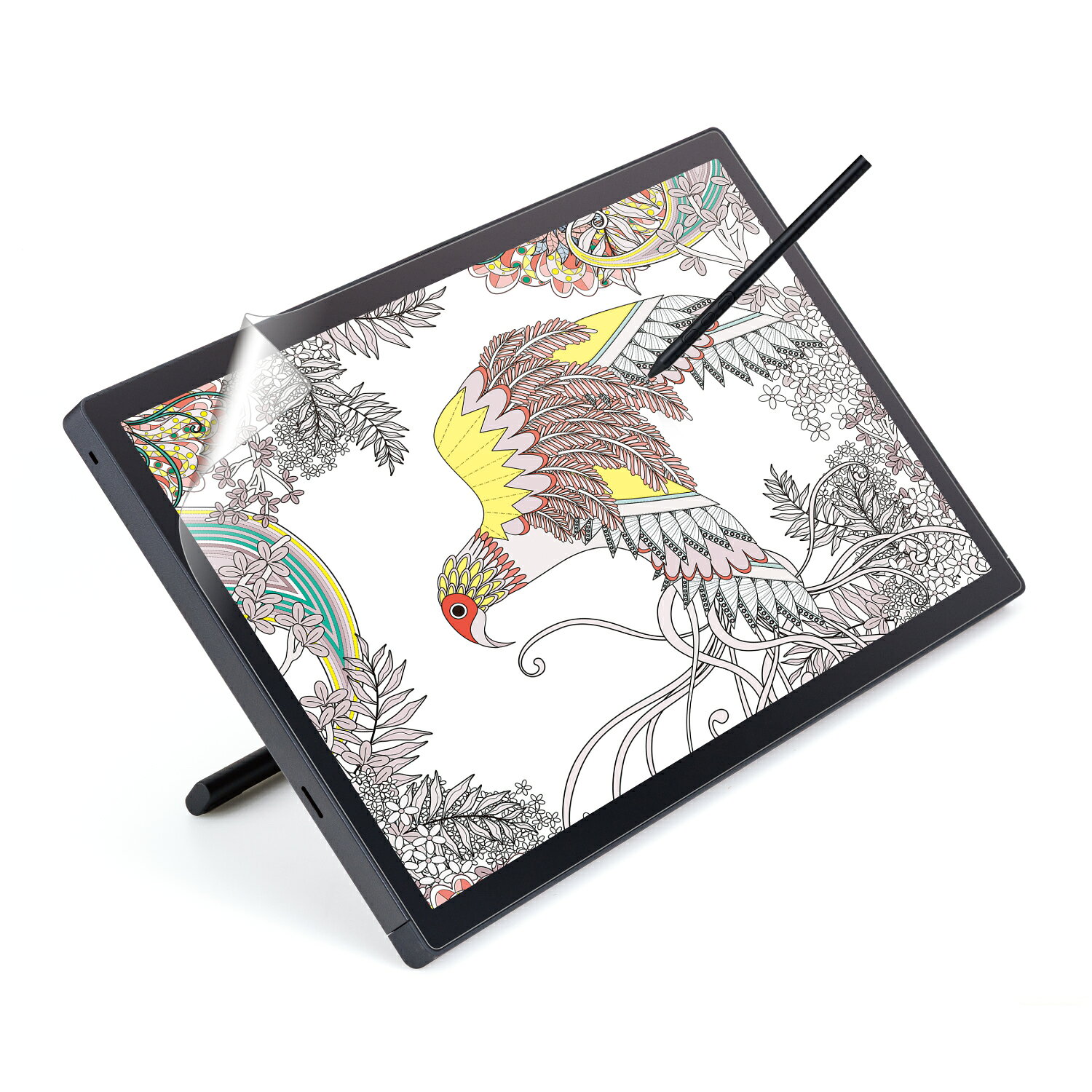 樂天商城 - [ELECOM]Wacom Cintiq 24 ( DTK246 ) / touch ( DTH246 ) フィルム 高精細 反射防止 アンチグレア ちらつき抑制 指紋防止 気泡防止 自己吸着 TB-WC24FLFAHD/TBWC24FLFAHD