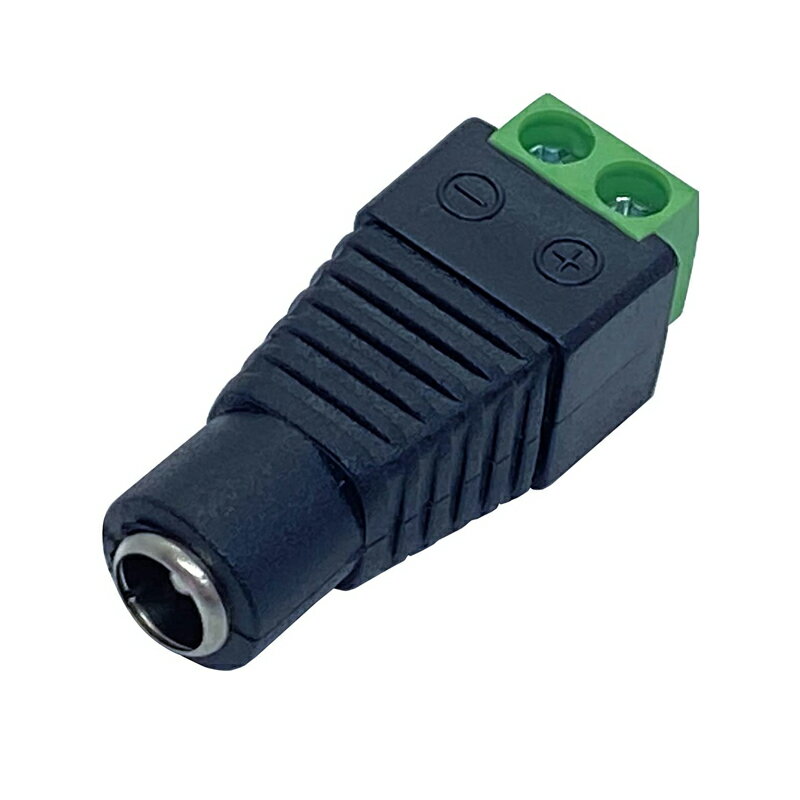 DC電源用コネクター メス用 内径5.9mm ドライバーで簡単接続　カメラ用電源に最適　FE-CDC-4J-1P/FECDC4J1P