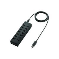 Rakuten - [ELECOM] USBHUB2.0/Zシリーズ/セルフパワー/16ポート/ブラック U2H-Z16SBKU2HZ16SBK