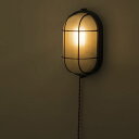 ブラケットライト -03サイズ：W16×D12×H28(コード長:2m)素材：アルミ ガラス 電球付:LHB-91JAN：4985155197255ブラケットライト 壁掛け照明 ライト デザイン照明 LED電球対応 エジソン球 レトロ 東谷