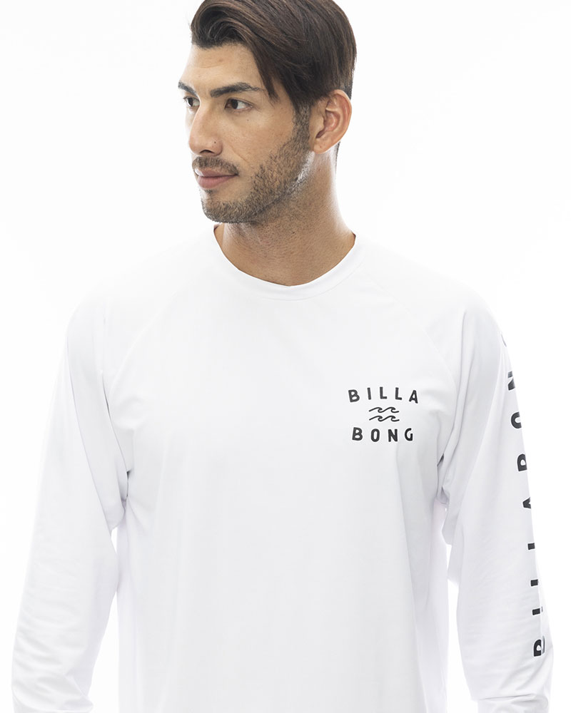 BILLABONG 【BE011868_OFW】メンズ 長袖ラッシュガード 24SS [RASH LS TEE ] ビラボン ロンT 男性用 サーフィン 水着 スイムウェア プール 海水浴 アウトドア UPF50+ UV対策 日焼け対策 ※こちらの商品はトップスのみの販売です[メール便対応可]