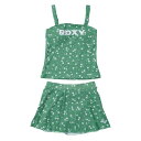 ROXY ロキシー子供 水着 タンキニ 24SS  女の子 ガールズ キッズ ジュニア 上下セット 二点セット スクール水着 水泳教室 スイミング