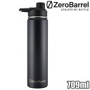 ZeroBarrel【ATHLETE / ZW-01:0.709L(24oz):Matte Black】ゼロバレル アスリート ステンレス製 ATHLETE MY BOTTLE 真空断熱二重構造 水筒 ボトル