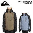 Quiksilver クイックシルバー ウェア MISSION BLOCK YOUTH JK 24-25(2025)モデル キッズジュニア ジャケット