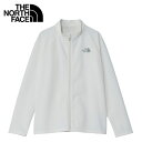 子供用 THE NORTH FACE【SS25・NTJ12564-L/S SUNSHADE F/Z J-WD(ホワイトデューン)】ノースフェイス サンシェイドフルジップ キッズ ジュニア 紫外線対策