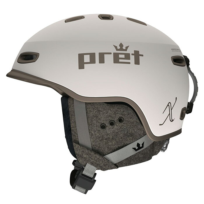 DREAM GATES SPORTSのPRET プレット ヘルメット Lyric X2 CHALK 24-25 モデル レディース｜アングル2