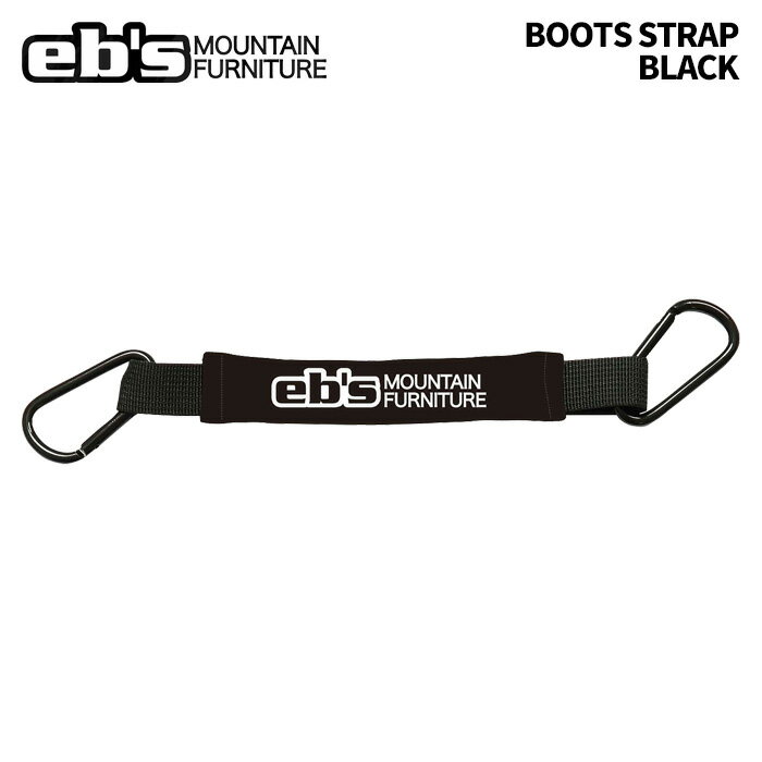 eb's エビス BOOTS STRAP BLACK ブーツストラップ 25-26モデル